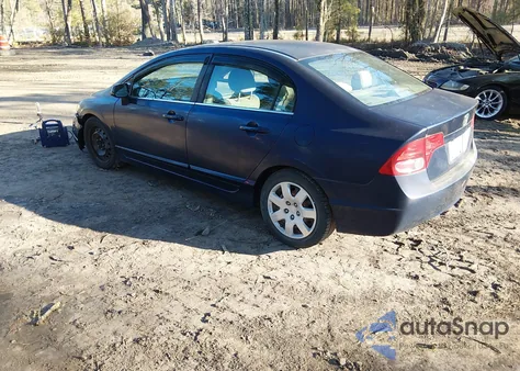 2006 Honda Civic Lx из США, поврежденный, VIN 1HGFA16536L134669